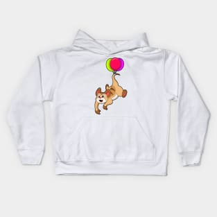 Meerkat with Balloon Kids Hoodie